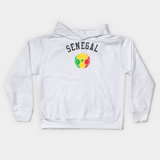 Senegal Soccer Team Heritage Flag Kids Hoodie